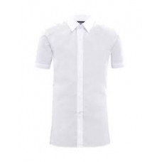 Boys Shirt White Short Sleeve - Slim Fit (pack of 2)